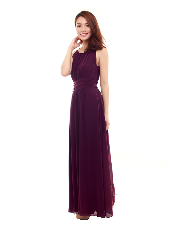 Ava Maxi Dress in Majestic Purple